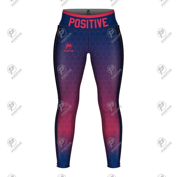 Positive Rings Sublimation Printed Women Yoga Leggings