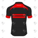 Positive Red & Black Raglan Short Sleeve Pro Cycling Jersey