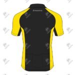 Positive Yellow & Black Half Raglan Sleeve Cycling Jersey