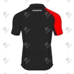 Positive Half Color Yellow & Black Short Sleeve Cycling Jersey