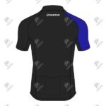 Positive Half Color Yellow & Black Short Sleeve Cycling Jersey