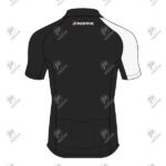 Positive Half Color Yellow & Black Short Sleeve Cycling Jersey