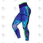Positive Women Vintage Grunge Printed Yoga Leggings