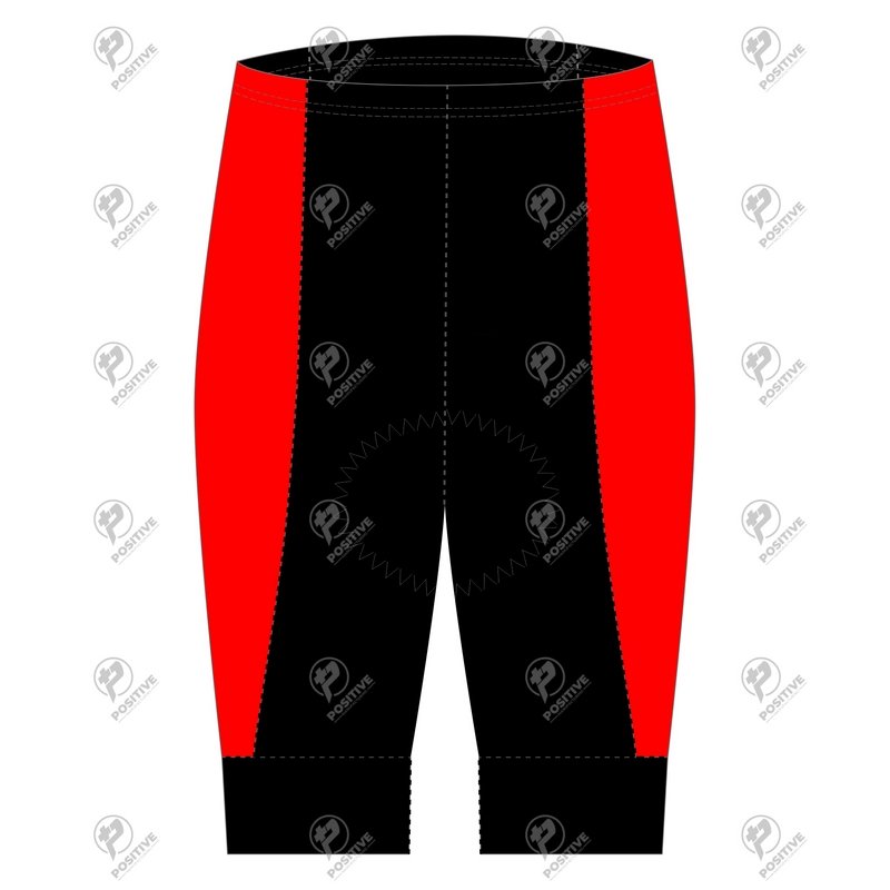 Positive Red & Black Tour Performance Padded Cycling Shorts