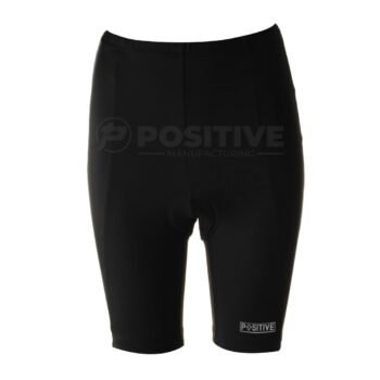 Positive Black Padded Long Inseam Cycling Shorts