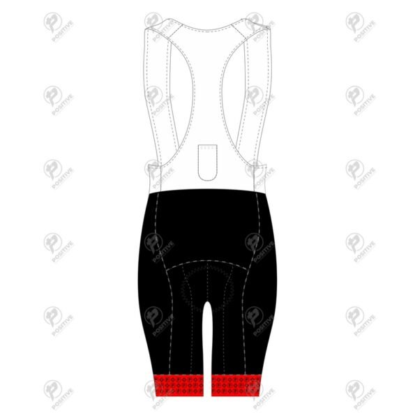 Positive Tri Color Gel Padded Cycling Bib Shorts