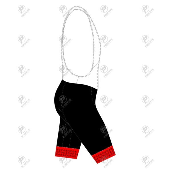 Positive Tri Color Gel Padded Cycling Bib Shorts