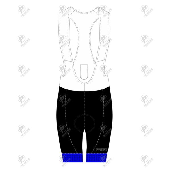 Positive Tri Color Gel Padded Cycling Bib Shorts