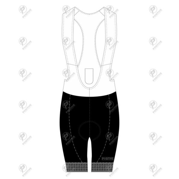 Positive Tri Color Gel Padded Cycling Bib Shorts