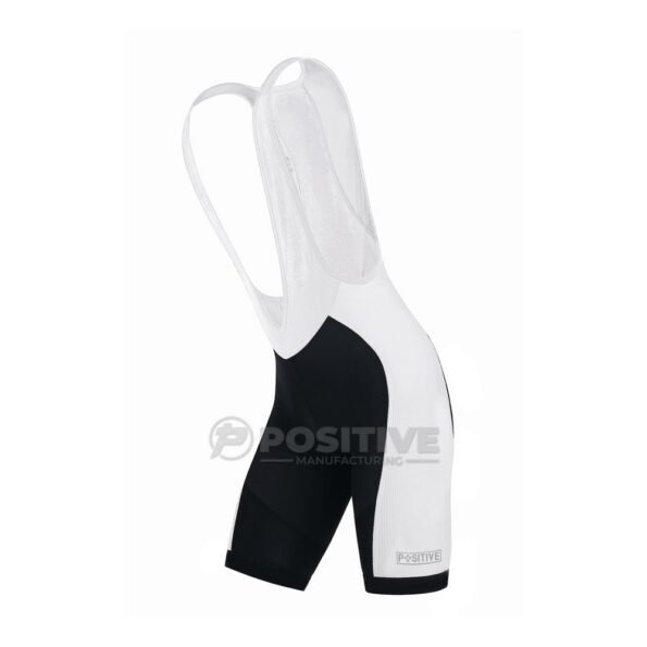 Positive Black & White Elite Performance Cycling Bib Shorts
