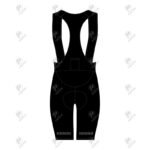 Positive Black & Red Elite Cycling Bib Shorts