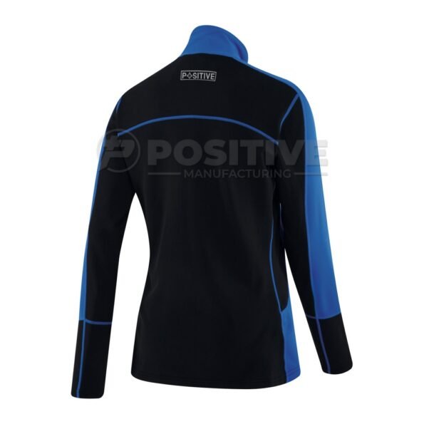 Positive Windproof Black & Blue Softshell Cycling Jacket