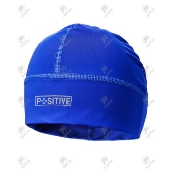 Positive Warm High Stretch Lycra Blue Cycling Cap