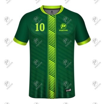 Custom Club Branded Sublimation Printed Raglan Soccer Jersey