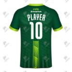 Custom Club Branded Sublimation Printed Raglan Soccer Jersey