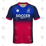 Colorful Design Sublimation Printed Cheap Interlock Soccer Jersey