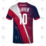 Customized Team Name Printed Round Neck Soccer Jersey