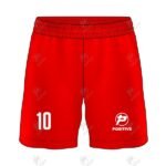 Positive Custom Logo Printed Basic Interlock Soccer Shorts