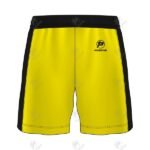 Positive Red & Black Customized Logo Polyester Soccer Shorts