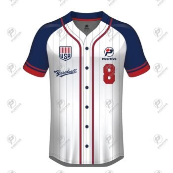 Positive USA Team Baseball Jersey