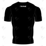 Positive Mens Mesh Insert Short Sleeve Compression Top