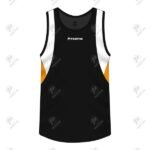 Positive Tri Color Cotton Jersey Fabric Gym Workout Tank Top