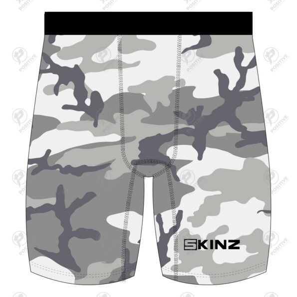 Positive Urban Camouflage Printed Compression Shorts