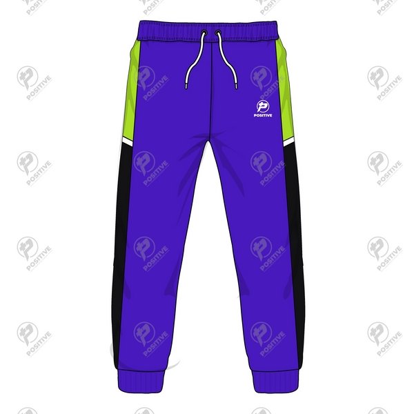 Positive Side Striped Micro Gym Training & Running Track Trousers