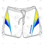 Positive Custom Design Sublimation Printed Running Shorts