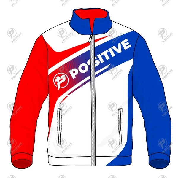 Positive Custom Sublimation Printed College Sports Wind Jacket