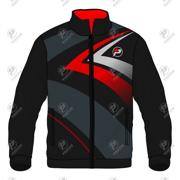 Positive Custom Design Sublimation Printed Sports Fleece Jacket