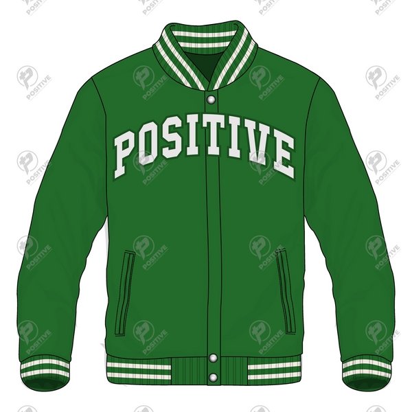 Positive Full Wool Letterman Varsity Jacket