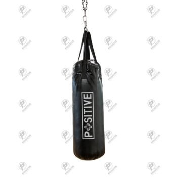 Positive Synthetic Leather Black Training Punching Bag
