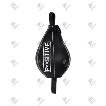 Positive Double Sided Black Leather Punching Speed Bag
