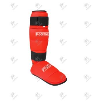 Positive Artificial Leather Sports Training Full Shin Instep Guard