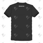 Positive Contrast Digital or Screen Printed Cotton O-Neck T-Shirt
