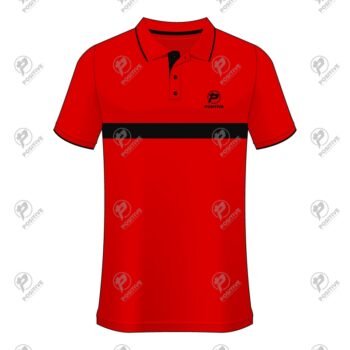 Positive Striped 3-Button Short Sleeve Cotton Pique Polo Shirt