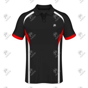 Positive Casual Fashion Tri Color Short Sleeve Cotton Polo Shirt