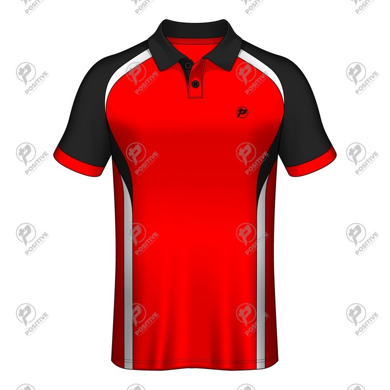 Positive Casual Wear Fashion Short Sleeve Cotton Polo Shirt