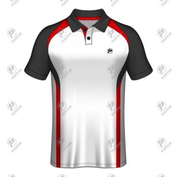 Positive Tri Color Raglan Sleeve Cotton Fashion Polo Shirt