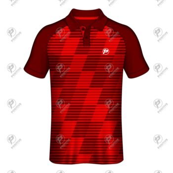 Positive Sublimation Printed 2-Button Raglan Sleeve Polo Shirt