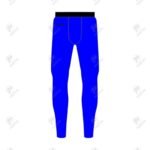 Positive Mens Black Basic Compression Leggings