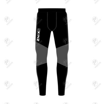 Positive Mens Knee Panel Base Layers Compression Pant