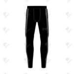 Positive Mens Side Striped Base Layers Compression Leggings