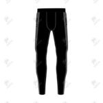 Positive Mens Side Striped Base Layers Compression Leggings