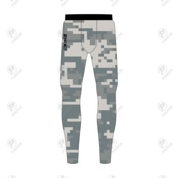 Positive Mens Digital Camouflage Printed Compression Pant