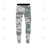 Positive Mens Digital Camouflage Printed Compression Pant