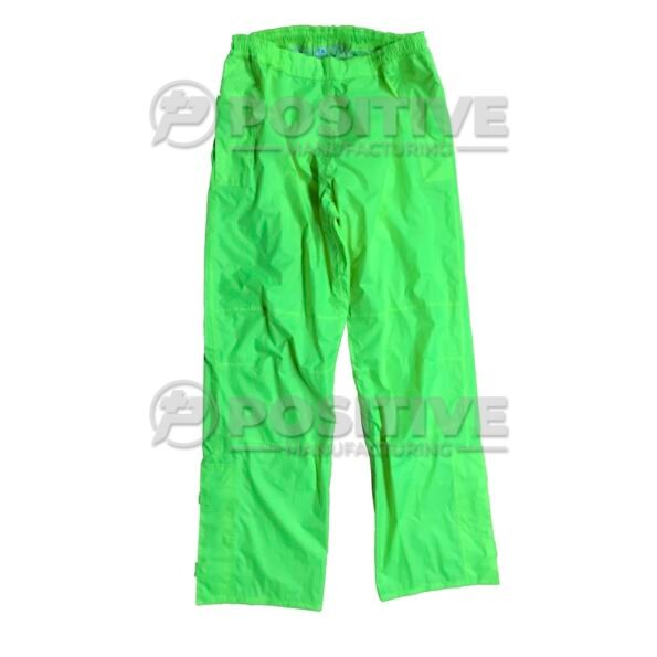 Positive Mens Cycling Wear Waterproof Hi Vis Rain Trousers