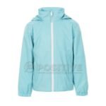 Positive Mens Lightweight Hooded Waterproof Windbreaker Jacket