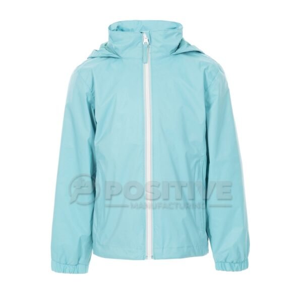 Positive Mens Lightweight Hooded Waterproof Windbreaker Jacket